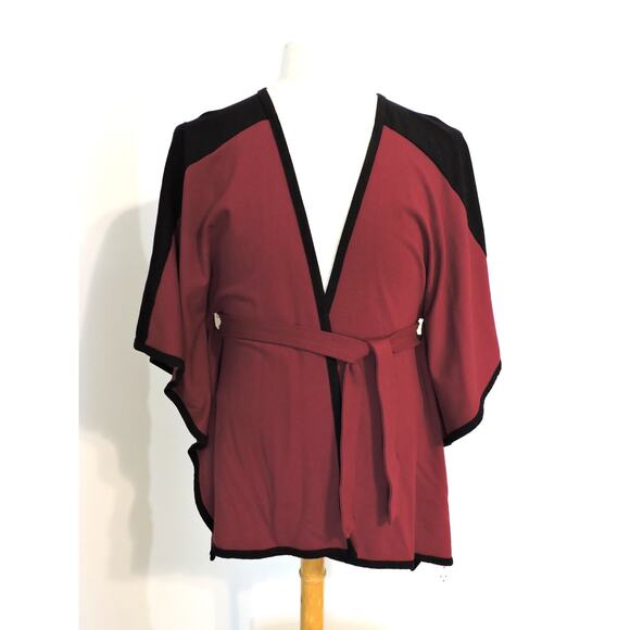 Dillard's Wrap Around Jacket with Kaftan Sleeves One Size - Picture 1 of 8